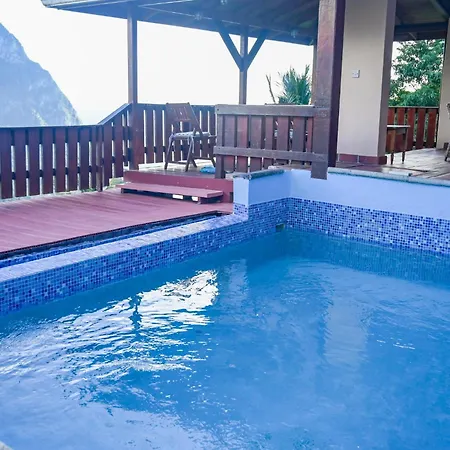 Piton Villa Deck